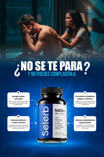 SELERB NAD+ PARA HOMBRES ( EN CAJA )– ENERGÍA, CIRCULACIÓN Y ANTI-EDAD - KAPE