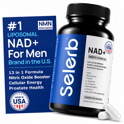 NAD+ FOR MEN 14 EN 1 | ENERGÍA, RENDIMIENTO Y VITALIDAD MASCULINA