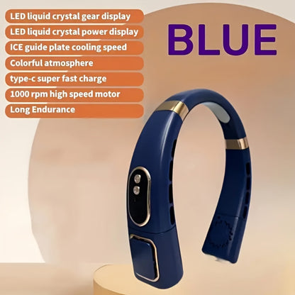 VENTILADOR DE CUELLO CON LUZ LED