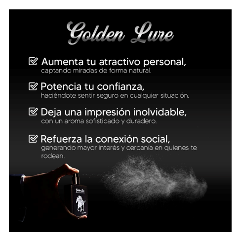 GOLDEN LURE - PERFUME CON FEROMONAS PARA HOMBRES