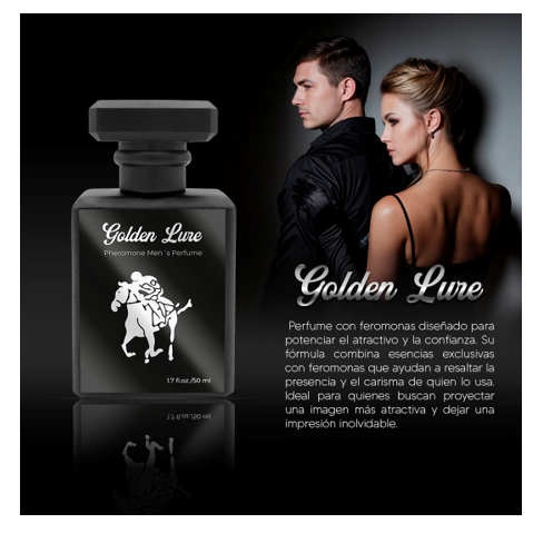 GOLDEN LURE - PERFUME CON FEROMONAS PARA HOMBRES
