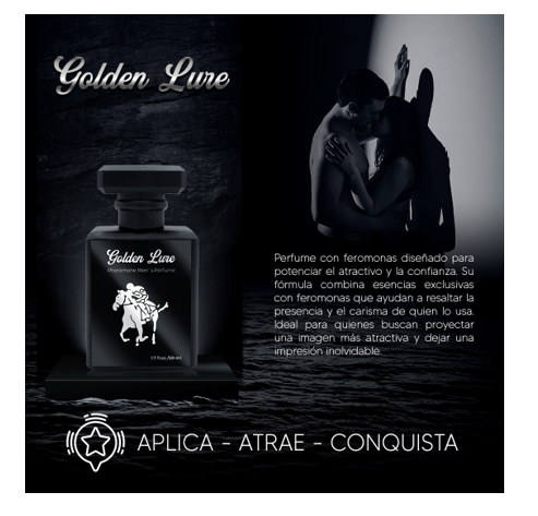 GOLDEN LURE - PERFUME CON FEROMONAS PARA HOMBRES