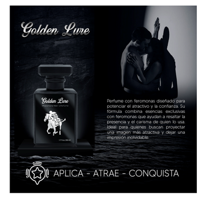 GOLDEN LURE - PERFUME CON FEROMONAS PARA HOMBRES