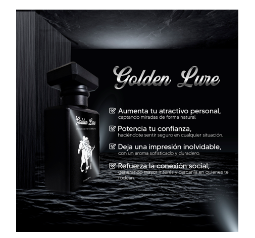 GOLDEN LURE - PERFUME CON FEROMONAS PARA HOMBRES
