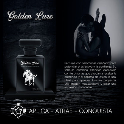 GOLDEN LURE - PERFUME CON FEROMONAS PARA HOMBRES
