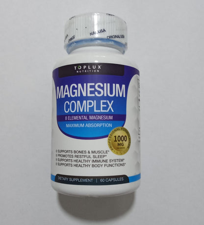 MAGNESIUM COMPLEX 90 CAPSULAS -BIENESTAR CARDIOVASCULAR Y NEUROLÓGICO