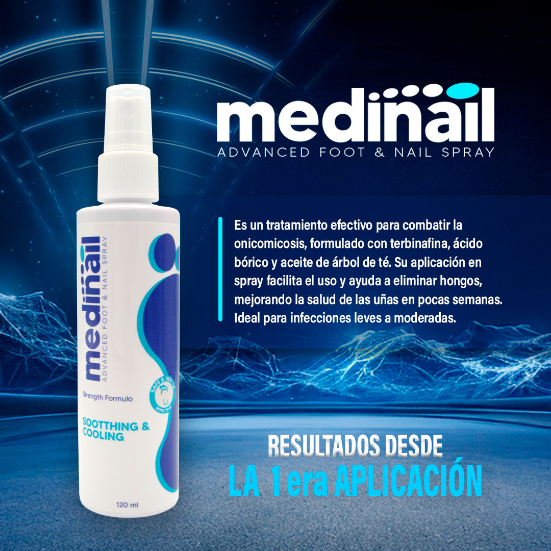 MEDINAIL - SPRAY PARA HONGOS DE PIEL