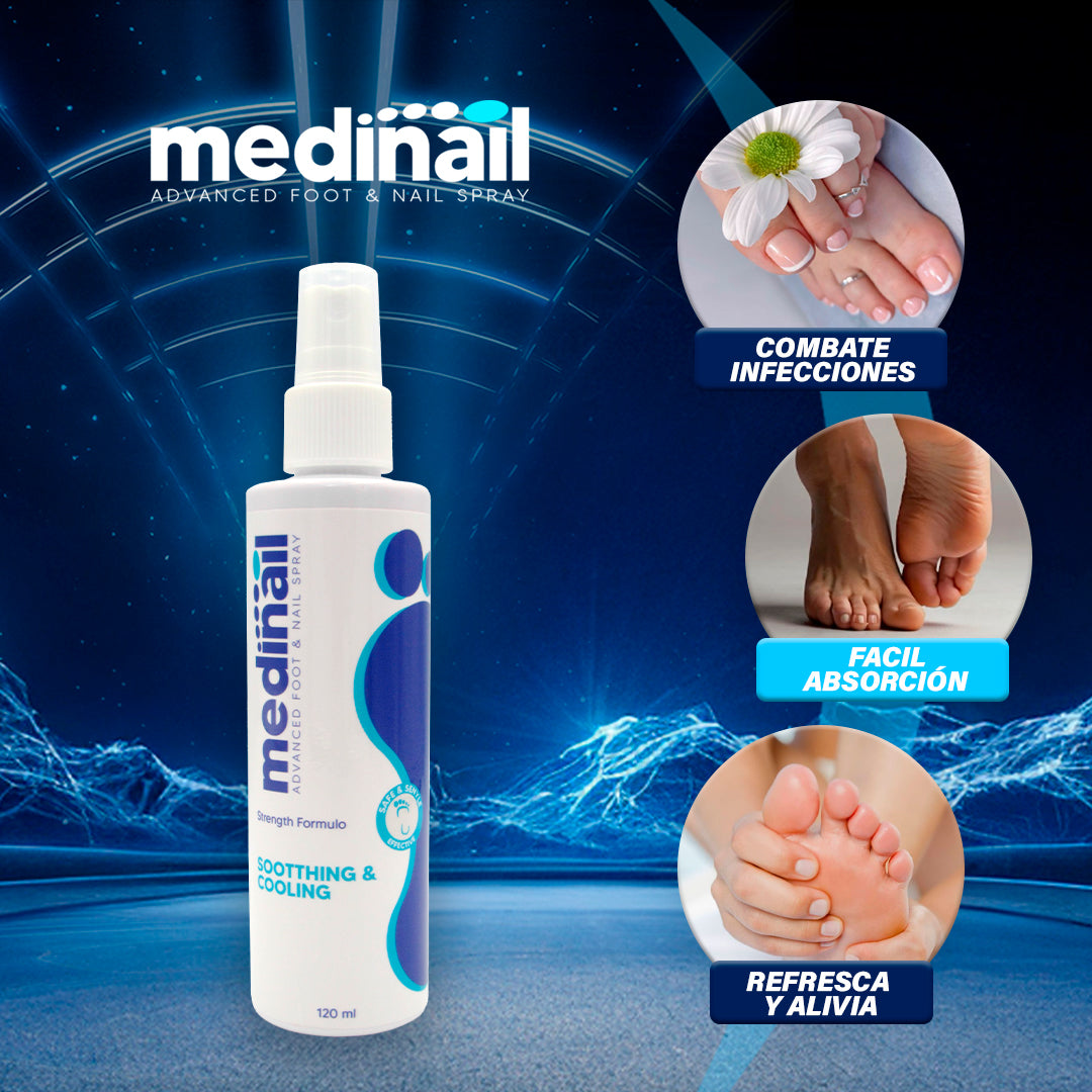 MEDINAIL - SPRAY PARA HONGOS DE PIEL