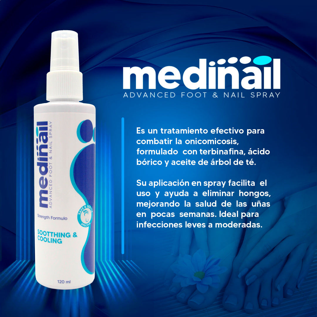 MEDINAIL - SPRAY PARA HONGOS DE PIEL