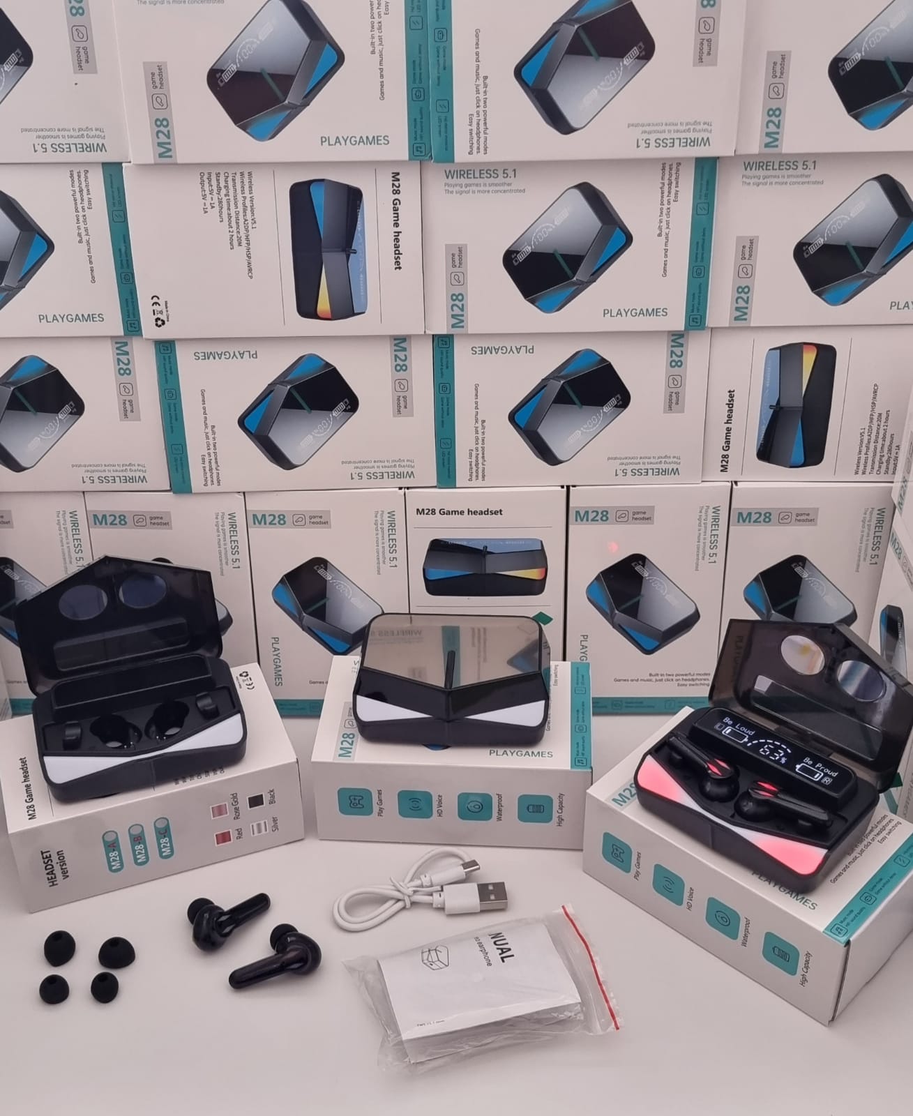 AUDIFONO TÁCTIL M28 GAMER