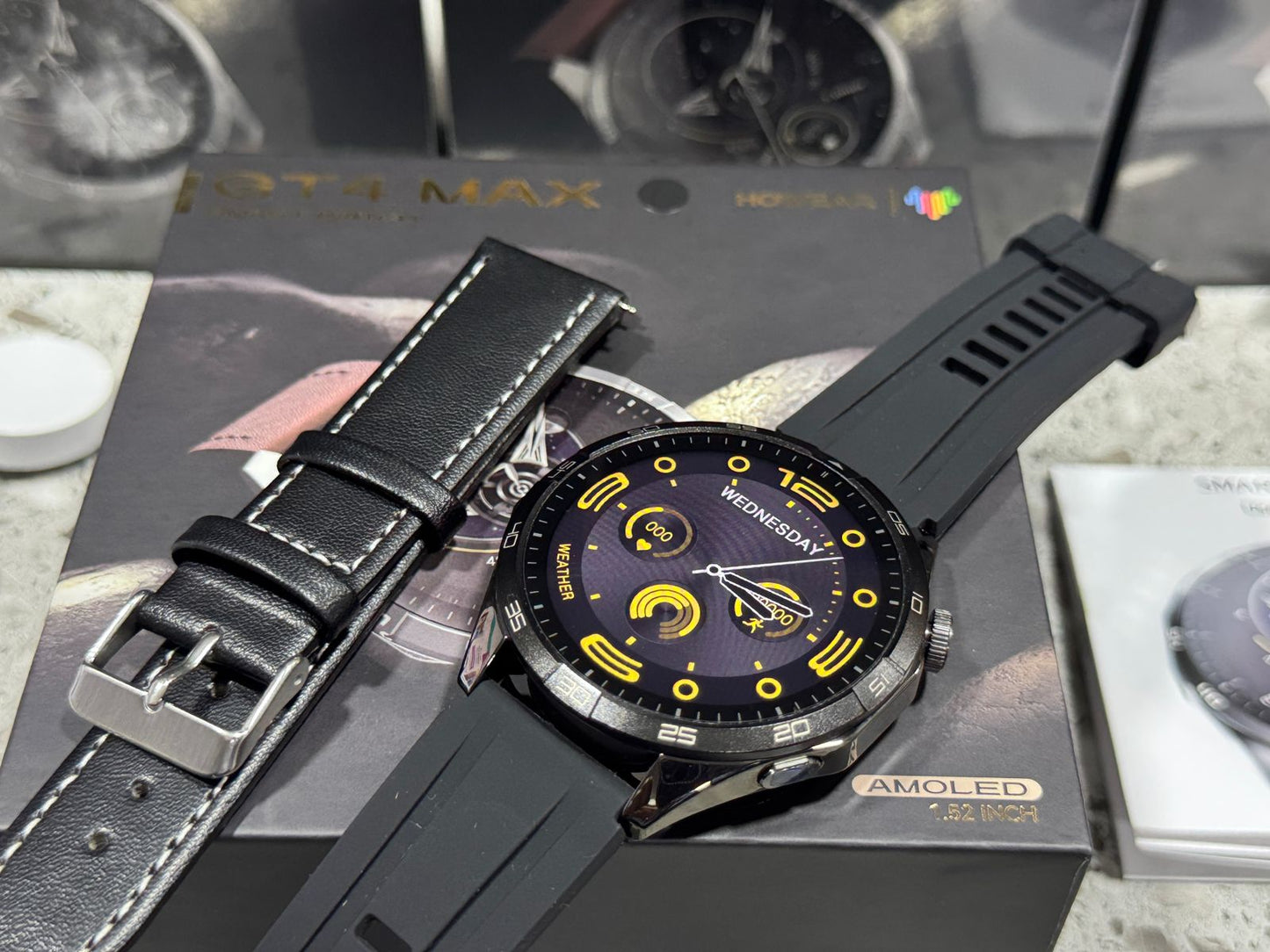 SMARTWATCH GT4 MAX + DOS CORREAS