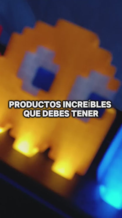 LÁMPARA LED PAC-MAN RETRO GAMER – DECORACIÓN NOVEDOSA 2026