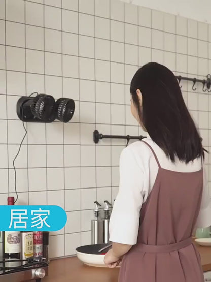 VENTILADOR DOBLE PARA CARRO