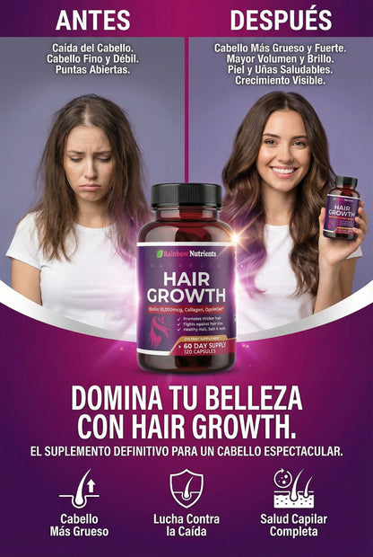 HAIR GROWTH ADVANCED 120 CAPSULAS